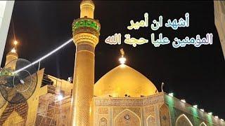 مرقد الشريف امام علي عليه السلام نجف اشرف عراق #islamic #youtube