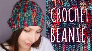  Perfect beanie with a simple crown!!! Crochet like knitting