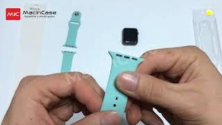 Ремешок STR Sport Band for Apple Watch  Marine Green