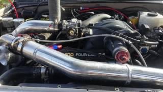 Toyota 5vz 3.4 v6 TRD supercharger and turbo charger reving