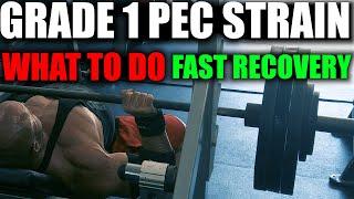 PEC STRAIN/PULL HOW TO REHAB AND SPEED RECOVERY