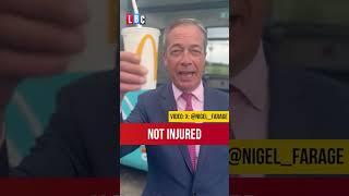 Woman 'doesn't regret' throwing milkshake at Nigel Farage