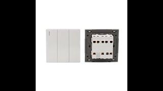 3 Gang 2 Way IEC Standard Switches Wall Socket