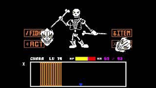 Disbelief Papyrus(Unofficial) All Phases + Mercy Endings