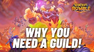 Why You MUST Join A GUILD! - Warcraft Rumble