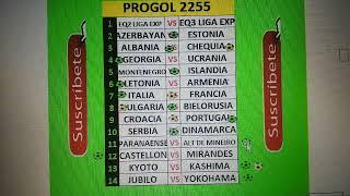 ANALISIS PROGOL 2255