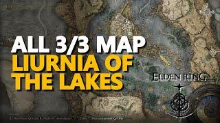 Liurnia of the Lakes Map Elden Ring