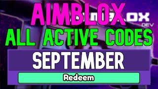 All New September 2022 Codes for Aimblox ROBLOX WORKING Aimblox BETA Codes