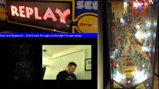 Solid game on Sega's Baywatch pinball machine - 3 billion (from live stream)