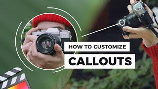 How to Use Motion Tracking Callouts in Final Cut Pro