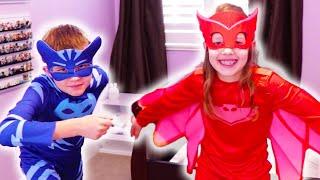 PJ Masks in Real Life  Heroes to the Rescue!  Music Madness | PJ Masks Official