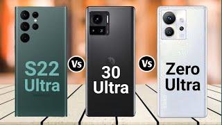 Samsung Galaxy S22 Ultra Vs Motorola Edge 30 Ultra Vs Infinix Zero Ultra