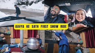 Village Jane Ka Time Aagya // Finally Hum Log Village Paunch Gaye // Aavya Ke Sath First Snow Ride