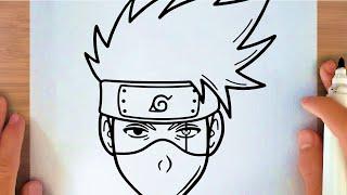 HOW TO DRAW KAKASHI HATAKE