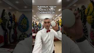 Кремація Тварин. Камінь з праху. Ритуальні Послуги ЧОРНА РОЗА. #кремація