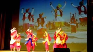 Jhanjran-Bhangra -punjabi dance by  Vasanta group (Russia,Tver)