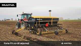 Tiesioginė (no-till) sėjamoji Multiva Forte FX - Pupų sėja | Agroteka