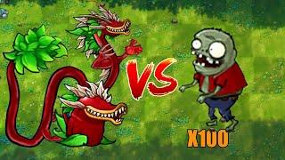 PVZ 1 Fusion Challenge!! 3 Plants Fusion VS 100 imp - Who Will Win?