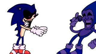 Sonic.exe meets Majin Sonic and then Majin Sonic meets Lord X (what)