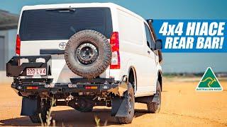 4X4 HIACE VAN Rear Bar Walk-Around & Review!