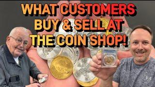 What are customers BUYING & SELLING in GOLD & SILVER?!