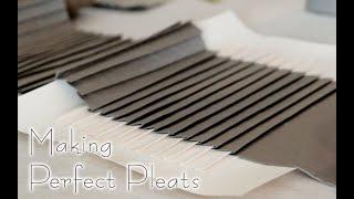 I Made a Thousand Pleats Using a Handmade Pleating Board