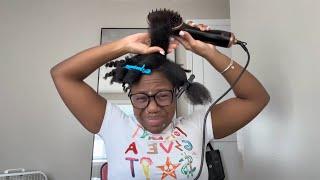 Straighten my Nappy 4C hair after 8 months wearing wigs