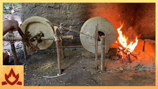 Primitive Technology: Belt and pulley blower