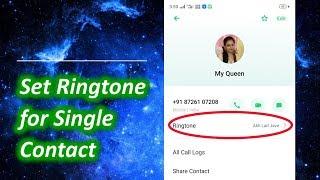 How to Set Ringtone for Single Contact in Realme