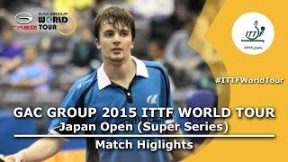 Japan Open 2015 Highlights: SHIONO Masato vs LORENTZ Romain (Qualification Group)