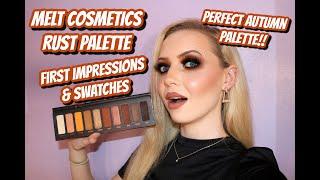 MELT RUST PALETTE | FIRST IMPRESSIONS & SWATCHES