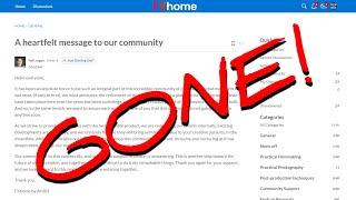 The FXhome Forum Is Gone Forever 