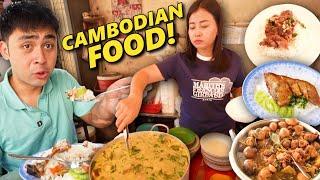 5 MUST EAT Cambodian Street Food! Ultimate CAMBODIAN Lunch TOUR! (Where Locals Eat)