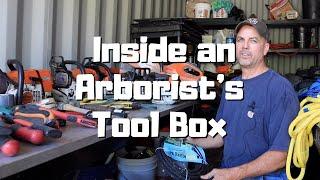 Inside an Arborist's Tool and Equipment Box