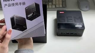 AOOSTAR GEM12 Mini PC Unboxing Display