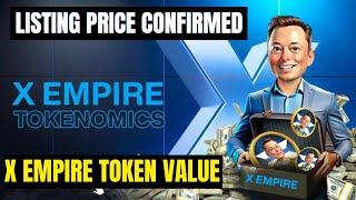 X Empire Listing Price Confirmed: 300M Market Cap, "Claim Your Token Now".