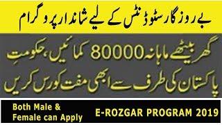 E Rozgar Training Program 2019 || Online Earning || How To Apply Online || By Alpha TV