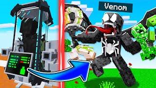 How to Become VENOM in MINECRAFT?! STEP by STEP! | minecraft