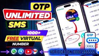 Create WhatsApp, Gmail Telegram Accounts Free On Virtual Numbers 2025 | OTP/SMS Verification