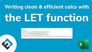 Saubere und effiziente Funktionen mit LET in Excel erstellen | Everyday Office