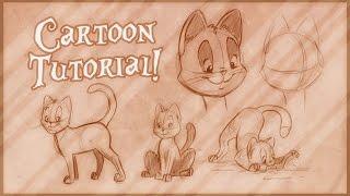 How To Draw A Cartoon Cat!