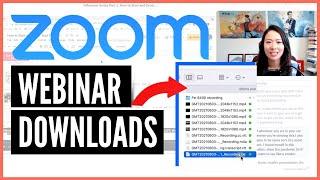 Zoom Webinar recording download (and my experience as a presenter) #feisworld #zoom #webinar