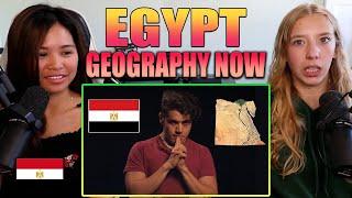 American Girls React to Geography Now Egypt!