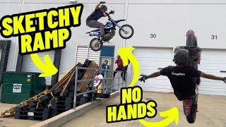 THAT ESCALATED QUICKLY I CRASHED MY MOTORCYCLE!!