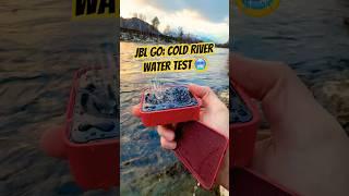 JBL GO in a Cold River ️
