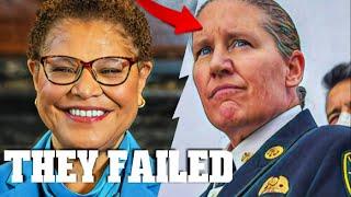 Karen Bass Fires The Fire Chief Here's The Real Reason LA Fire Dept. Couldn't Stop Wildfires #News