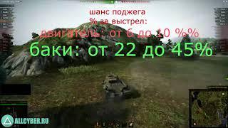 как поджечь танк в wot