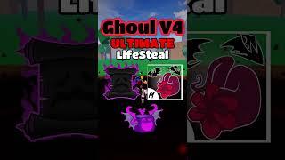 Ghoul V4 Super LIFESTEAL Combo #bloxfruits #roblox