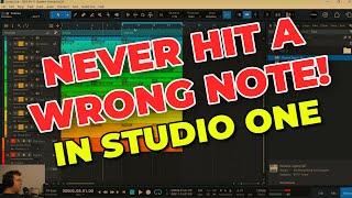 Never Hit a Wrong Note in Studio One - to Make a Smooth Melodic Song