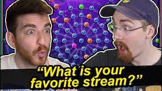 "What is your favorite way to stream?" (featuring Peggle)